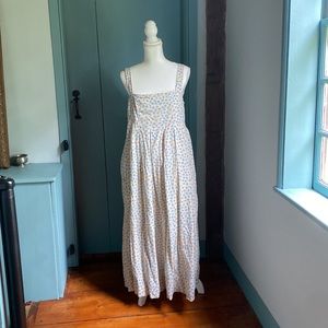 Hatch Maternity - The Alice Dress: pastel colors - dot pattern - Size 3 (Large)